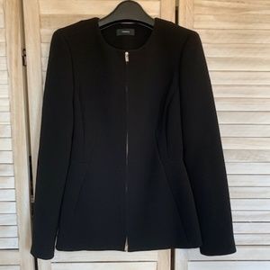 Theory Sculpture Blazer in Double Crepe in Black